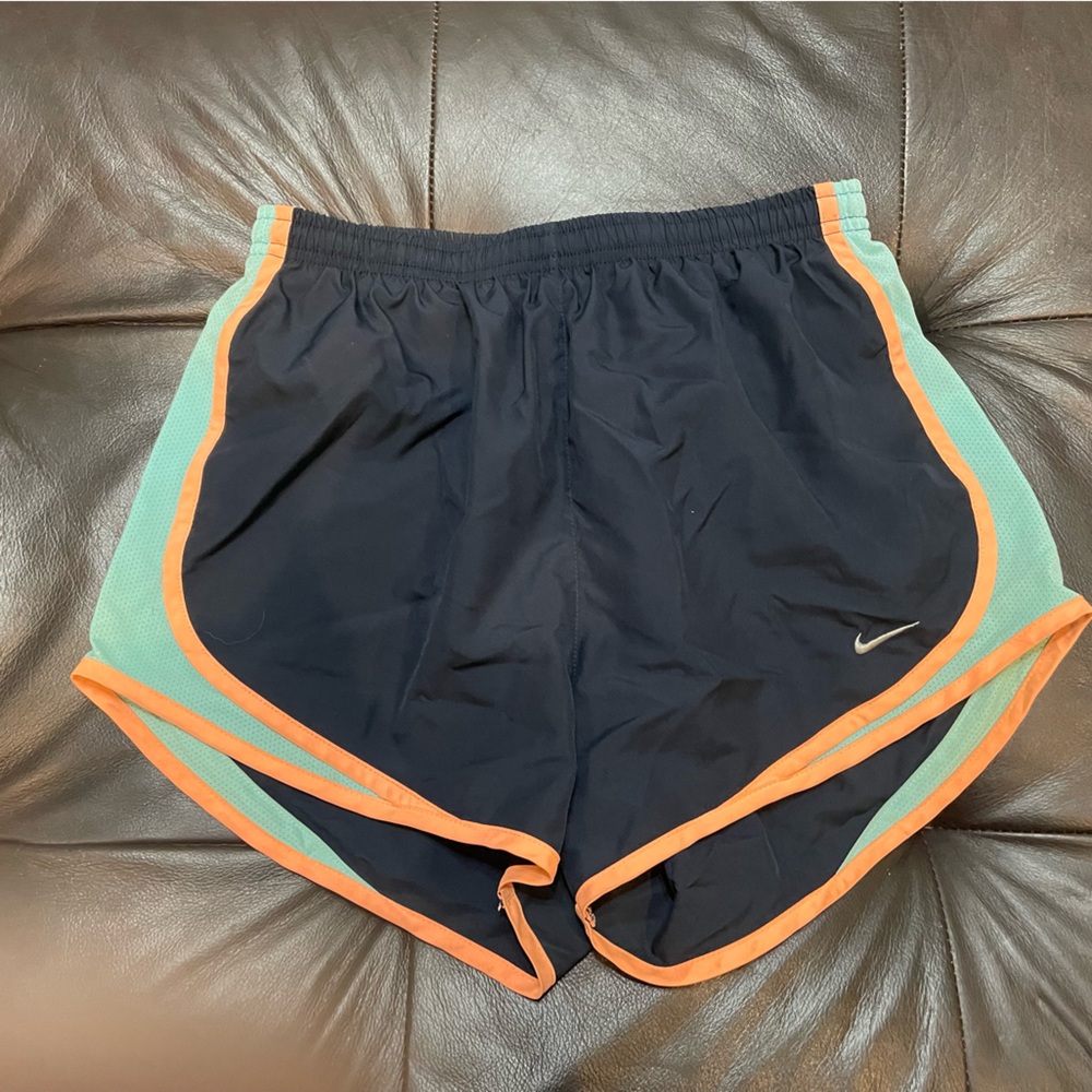 Nike Tempo Running Shorts - Navy/Aqua/Orange